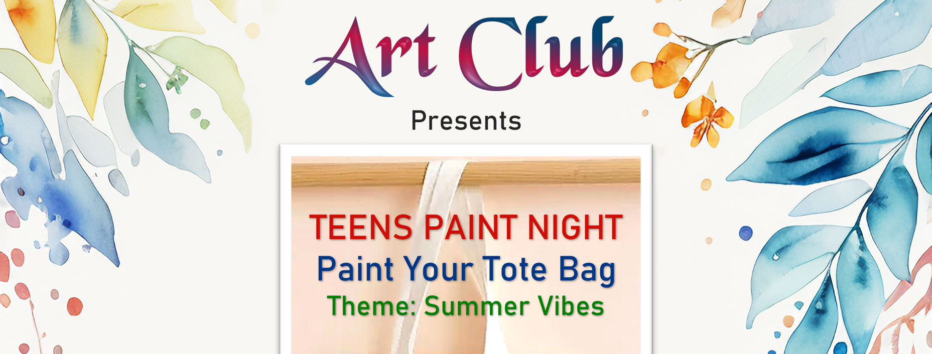 Teens Paint Night