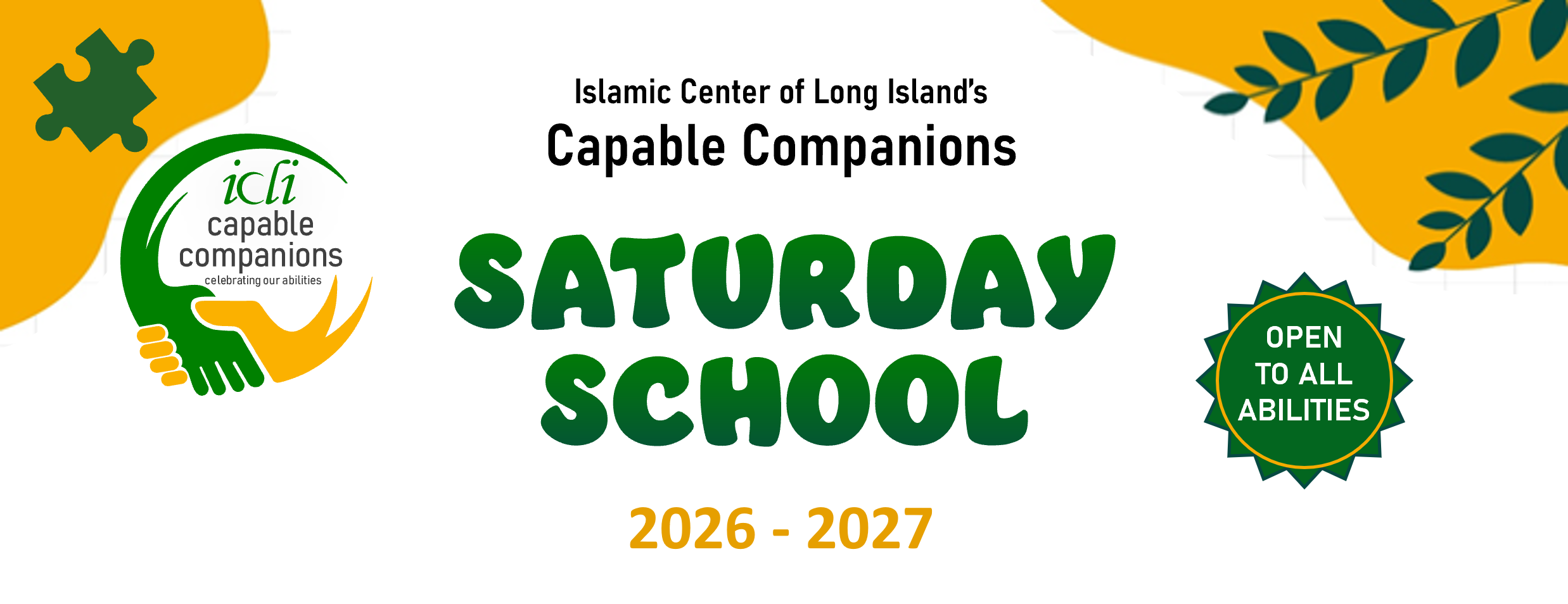 CC Saturday School 2026-27